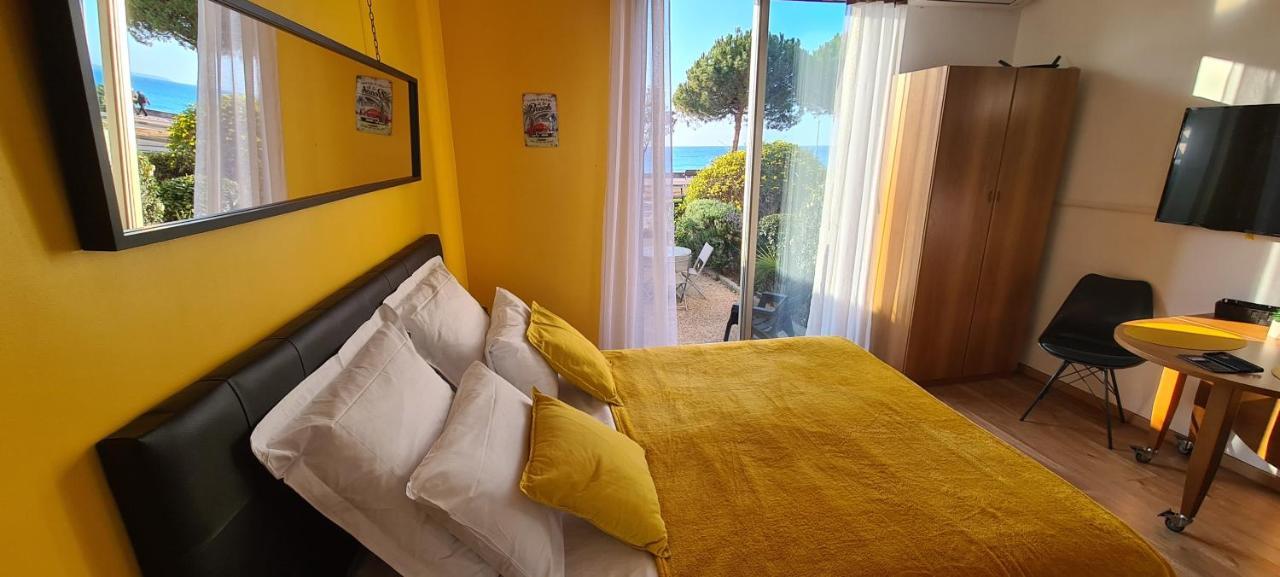 Studio De La Plage - Mer, Terrasse Et Garage Cagnes-sur-Mer Dış mekan fotoğraf